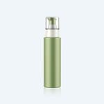 Hot Sale 80ml PET Cosmetic Green Bottle Round Clear PET Cap Lid Customization Green Pump