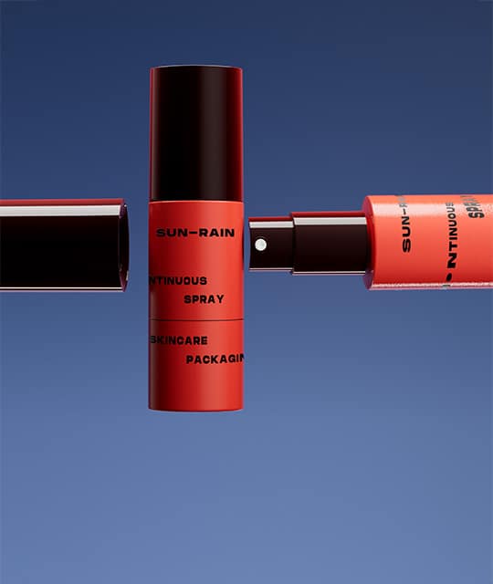 Continuous mist spray bottle for hair care and hydrating applications